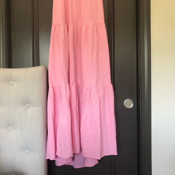 Ebby and I bubblegum pink open back strappy maxi dress - Picture 2 of 11